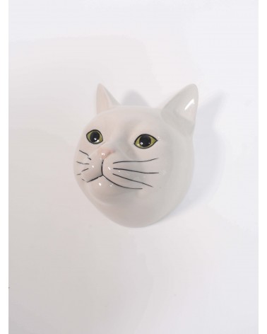 Daisy - Piccolo vaso da parete Gatto Quail Ceramics vasi eleganti per interni per fiori decorativi design kitatori svizzera