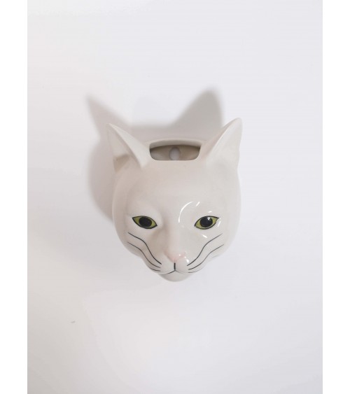 Daisy - Small Wall Vase Cat Quail Ceramics table flower living room vase kitatori switzerland
