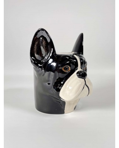 French Bulldog - Animal Pencil pot & Flower pot - Dog Quail Ceramics pretty pen pot holder cutlery toothbrush makeup brush