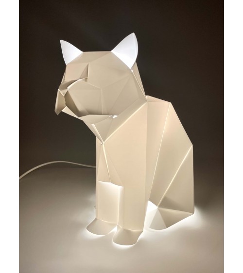 Lampe chat - Luminaire animal à poser, lampe de chevet design Plizoo a poser de nuit led moderne originale design suisse