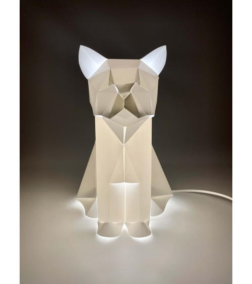 Lampe chat - Luminaire animal à poser, lampe de chevet design Plizoo a poser de nuit led moderne originale design suisse