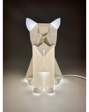 Lampe chat - Luminaire animal à poser, lampe de chevet design Plizoo a poser de nuit led moderne originale design suisse