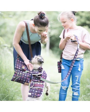 Dog Coat - Multispot Wine Hettie original gift idea switzerland