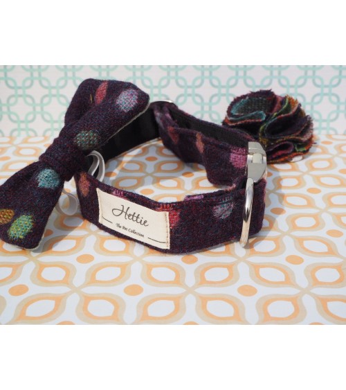 Dog Bowtie - Multispot Wine Hettie original gift idea switzerland