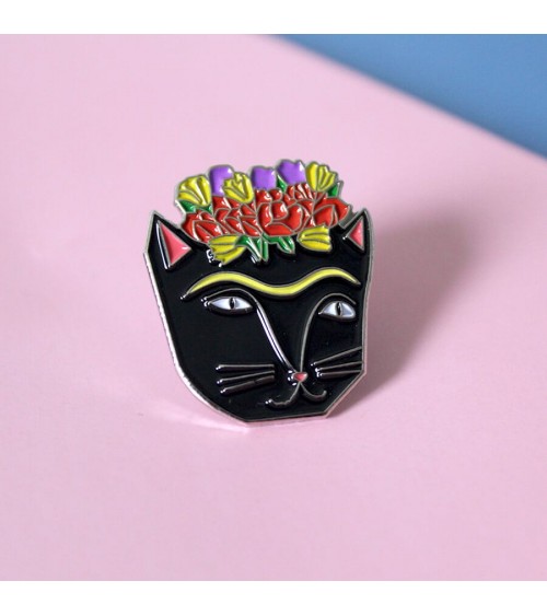 Pin Anstecker - Frida Catlo Niaski Anstecknadel Ansteckpins pins anstecknadeln kaufen