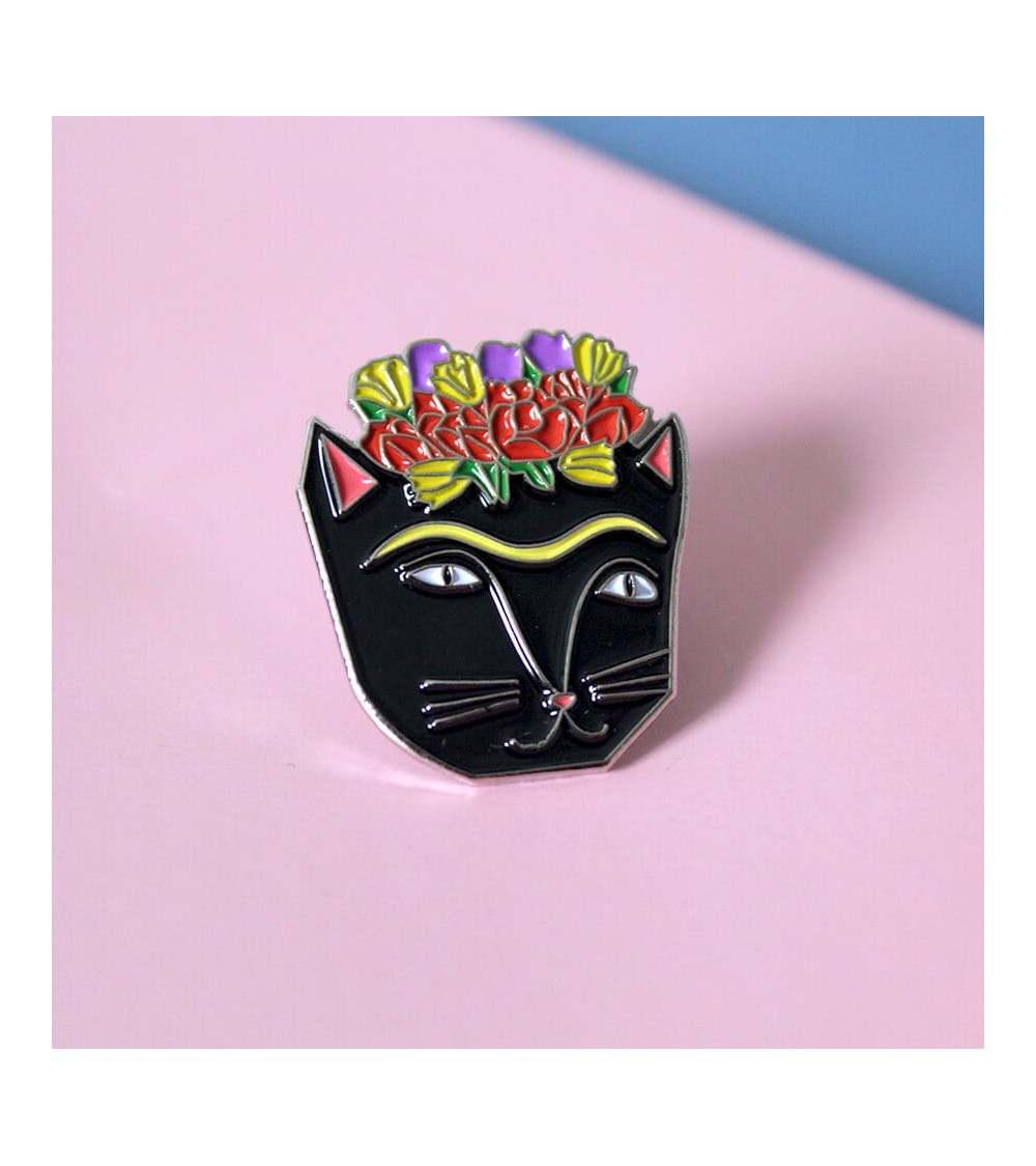 Enamel Pin - Frida Catlo Niaski broches and pins hat pin badges collectible