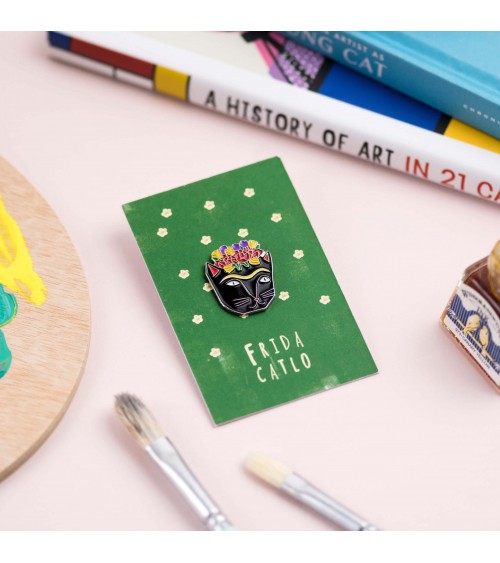 Enamel Pin - Frida Catlo Niaski broches and pins hat pin badges collectible