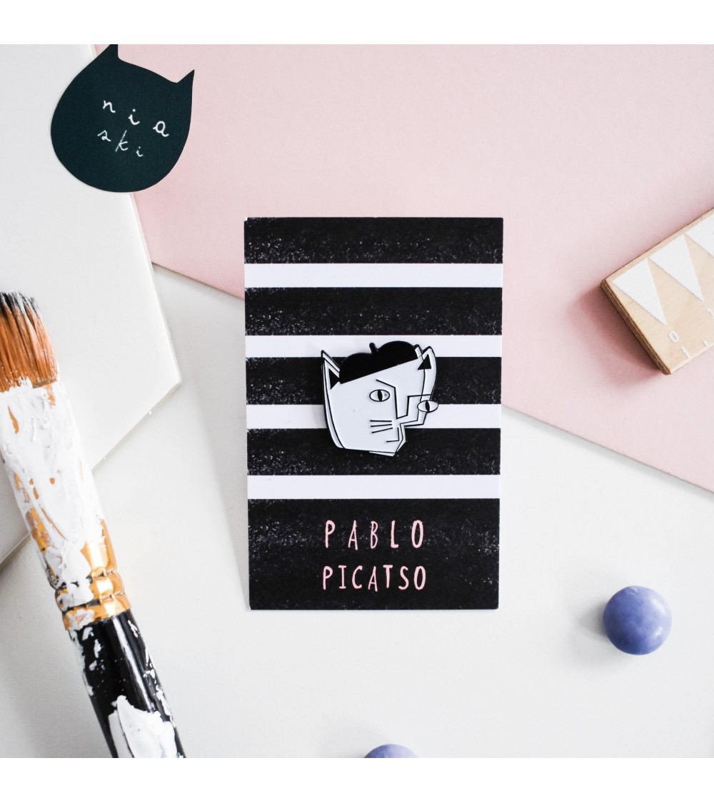Pin Anstecker - Pablo Picatso Niaski Anstecknadel Ansteckpins pins anstecknadeln kaufen