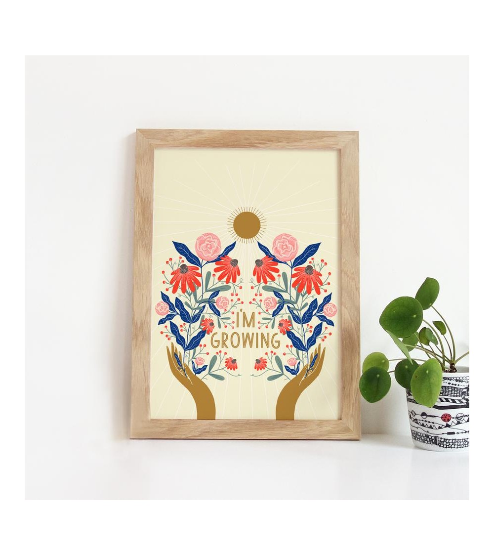 I'm Growing - Poster Gingiber mural affiche posters muraux design deco salon cuisine chambre enfant