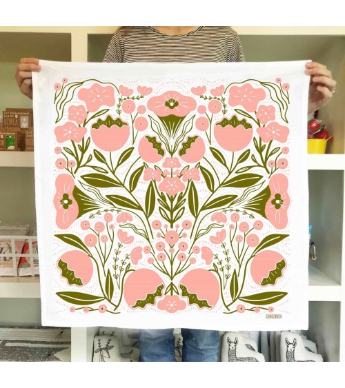 Tea Towel - Flowers Gingiber Tea Towel design switzerland original