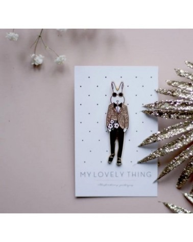 Pin's - Camille Darling My Lovely Thing pins rare métal originaux bijoux suisse