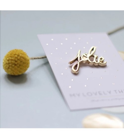 Emaille Pin - Jolie My Lovely Thing Brosche und Emaille Pin design Schweiz Original