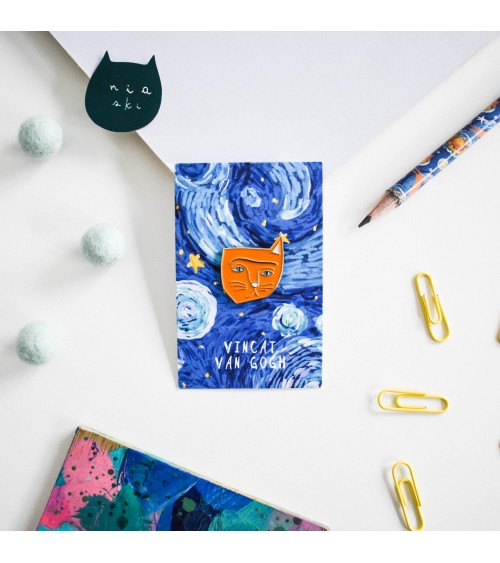 Pin's - Vincat Van Gogh Niaski Broches et Pin's design suisse original