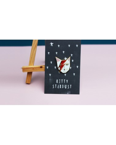 Enamel Pin - Kitty Stardust Niaski broches and pins hat pin badges collectible