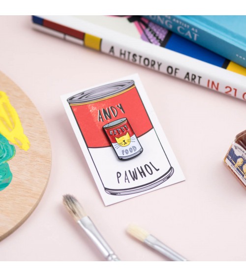 Enamel Pin - Andy Pawhol Niaski broches and pins hat pin badges collectible