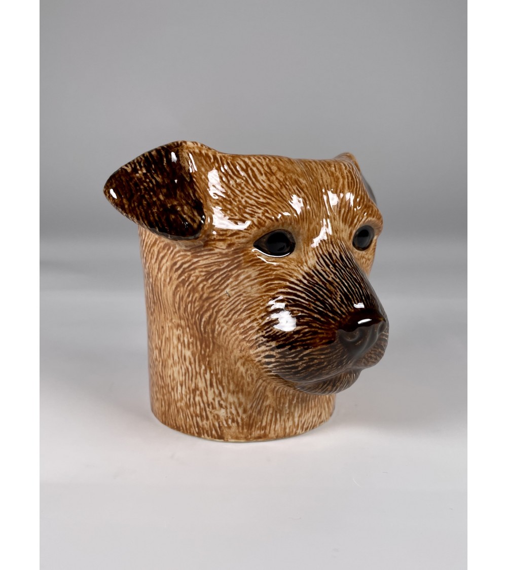Border Terrier - Stiftehalter & Blumentopf - Hund Quail Ceramics schreibtisch büro kinder besteckbehälter make up pinselhalter