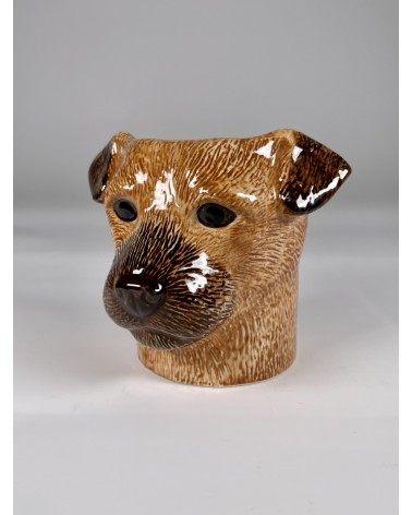 Border Terrier - Animal Pencil pot & Flower pot - Dog Quail Ceramics pretty pen pot holder cutlery toothbrush makeup brush