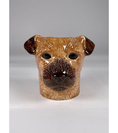 Border Terrier - Animal Pencil pot & Flower pot - Dog Quail Ceramics pretty pen pot holder cutlery toothbrush makeup brush