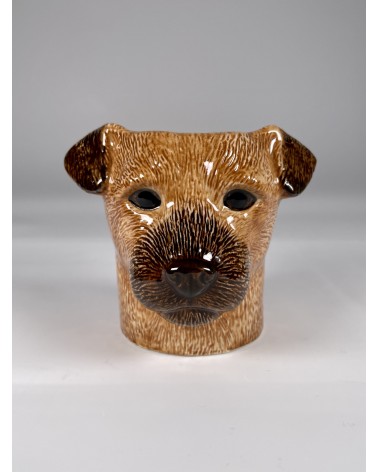 Border Terrier - Animal Pencil pot & Flower pot - Dog Quail Ceramics pretty pen pot holder cutlery toothbrush makeup brush
