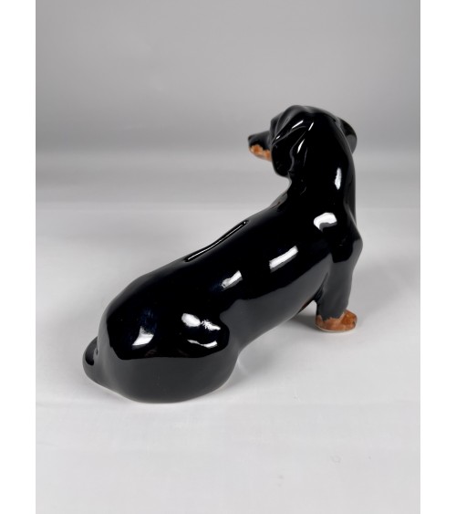 Piggy Bank - Dachshund Quail Ceramics money box ceramic