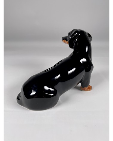 Piggy Bank - Dachshund Quail Ceramics money box ceramic