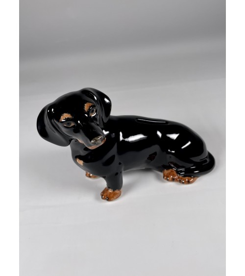 Piggy Bank - Dachshund Quail Ceramics money box ceramic