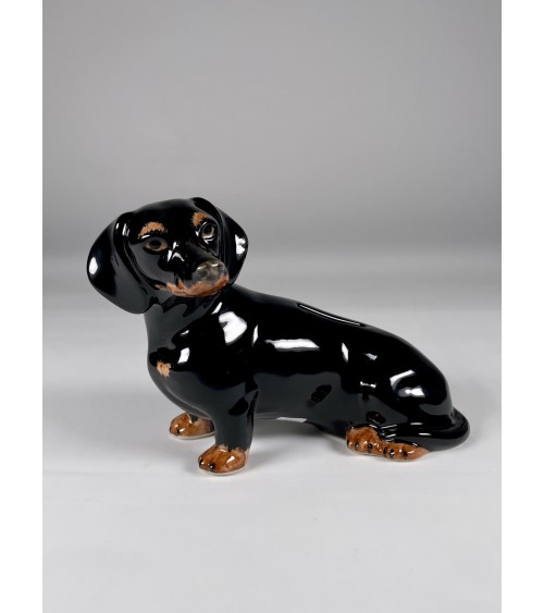 Piggy Bank - Dachshund Quail Ceramics money box ceramic