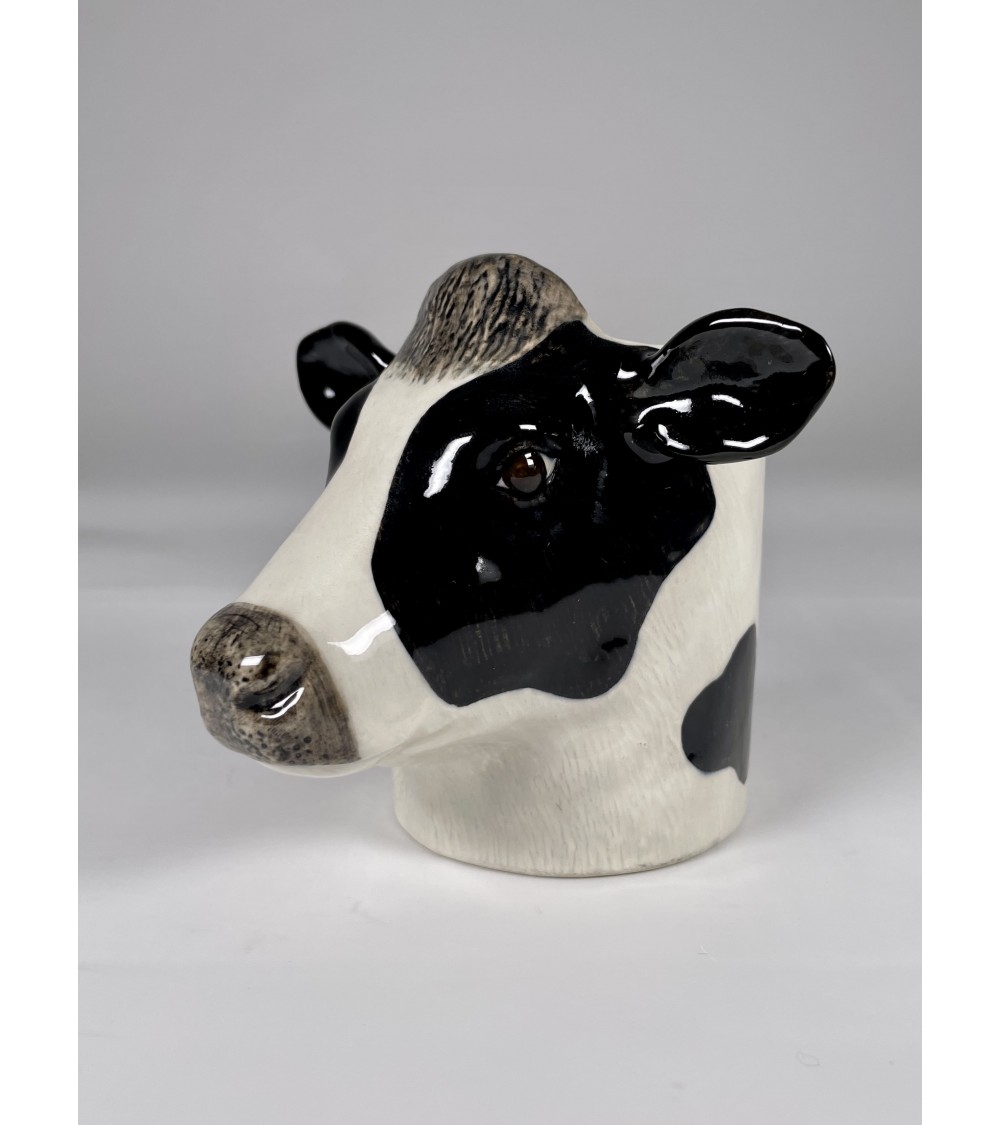 Mucca Holstein - Portapenne e Vasi per piante Quail Ceramics da scrivania eleganti design originali bambina particolari