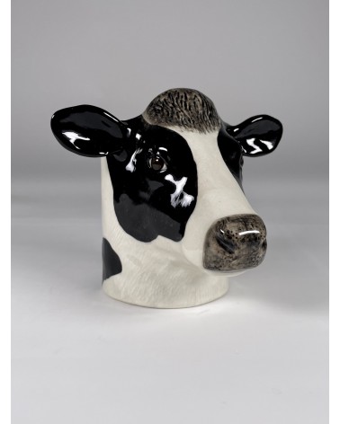 Friesian Cow - Animal Pencil pot & Flower pot Quail Ceramics pretty pen pot holder cutlery toothbrush makeup brush