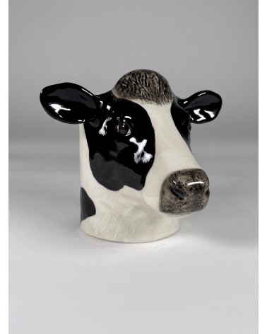 Friesian Cow - Animal Pencil pot & Flower pot Quail Ceramics pretty pen pot holder cutlery toothbrush makeup brush