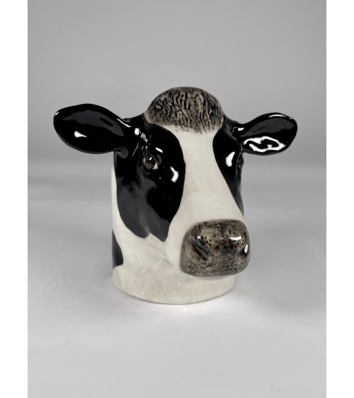 Mucca Holstein - Portapenne e Vasi per piante Quail Ceramics da scrivania eleganti design originali bambina particolari