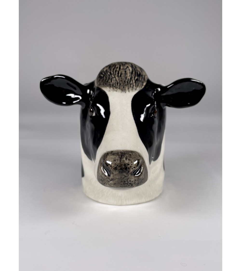 Mucca Holstein - Portapenne e Vasi per piante Quail Ceramics da scrivania eleganti design originali bambina particolari