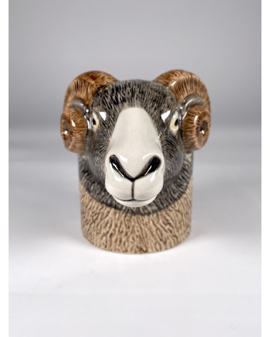 Swaledale Sheep - Animal Pencil pot & Flower pot Quail Ceramics pretty pen pot holder cutlery toothbrush makeup brush