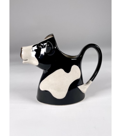 Small milk jug - Friesian Cow Quail Ceramics small pitcher coffee mini milk jugs