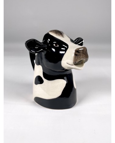 Small milk jug - Friesian Cow Quail Ceramics small pitcher coffee mini milk jugs