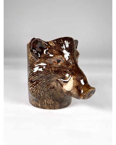 Wildschwein - Stiftehalter & Blumentopf Quail Ceramics schreibtisch büro kinder besteckbehälter make up pinselhalter