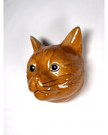 Vincent - Petit vase mural Chat Quail Ceramics design fleur décoratif original kitatori suisse