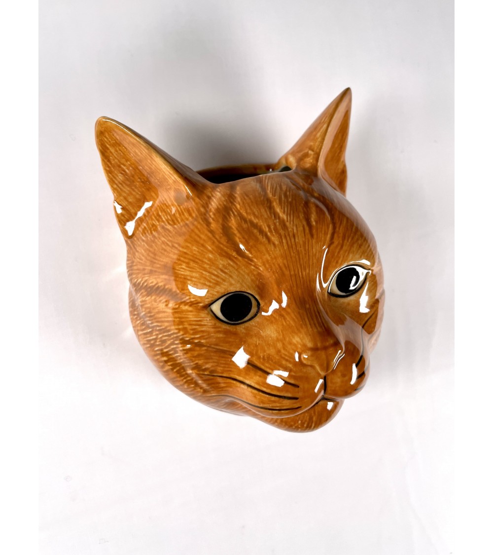 Vincent - Small Wall Vase Cat Quail Ceramics table flower living room vase kitatori switzerland