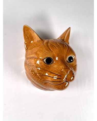 Vincent - Petit vase mural Chat Quail Ceramics design fleur décoratif original kitatori suisse