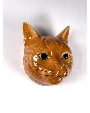 Vincent - Petit vase mural Chat Quail Ceramics design fleur décoratif original kitatori suisse