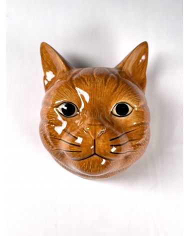 Vincent - Petit vase mural Chat Quail Ceramics design fleur décoratif original kitatori suisse