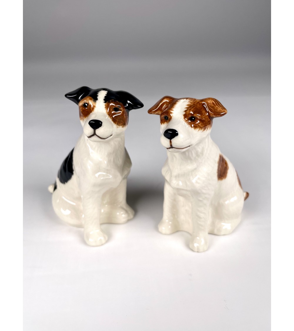 Jack Russell - Salière et Poivrier Quail Ceramics design sel saliere poivrier salier poivrière
