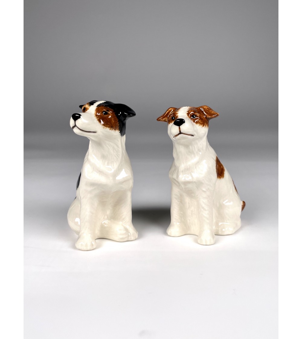 Jack Russell - Salière et Poivrier Quail Ceramics design sel saliere poivrier salier poivrière