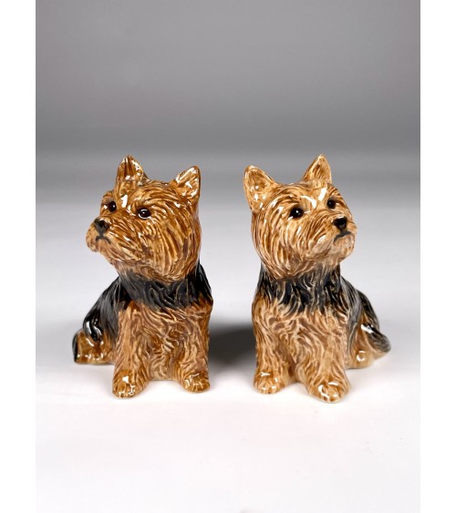Salière & Poivrière - Yorkshire Terrier Quail Ceramics Salière & Poivrière design suisse original