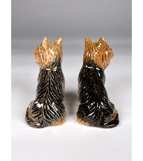 Yorkshire Terrier - Salt and pepper shaker Quail Ceramics pots set shaker cute unique cool