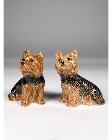 Yorkshire Terrier - Salt and pepper shaker Quail Ceramics pots set shaker cute unique cool