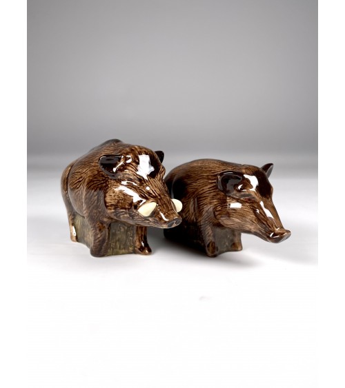 Sanglier - Salière et Poivrier Quail Ceramics design sel saliere poivrier salier poivrière