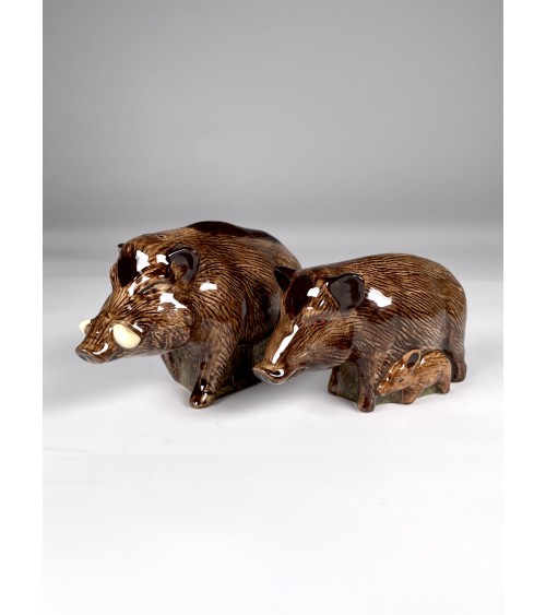 Sale & Pepe - Cinghiale Quail Ceramics Porta sale e pepe design svizzera originale