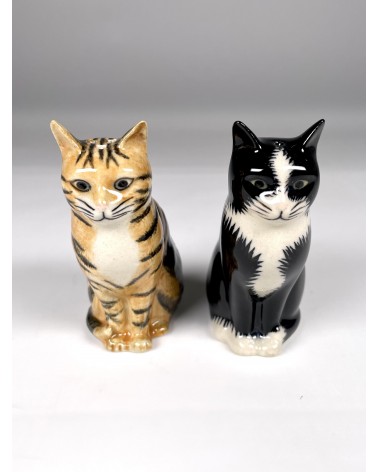 Reuben & Sparkly - Katze Salz und Pfefferstreuer Quail Ceramics  pfeffer steuer salzpfeffersteuer set lustige kaufen