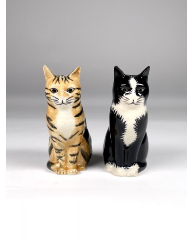 Reuben & Sparkly - Katze Salz und Pfefferstreuer Quail Ceramics  pfeffer steuer salzpfeffersteuer set lustige kaufen